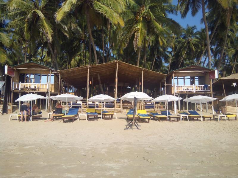 Cafe Del Mar Beach Bungalows Hotell Palolem Eksteriør bilde